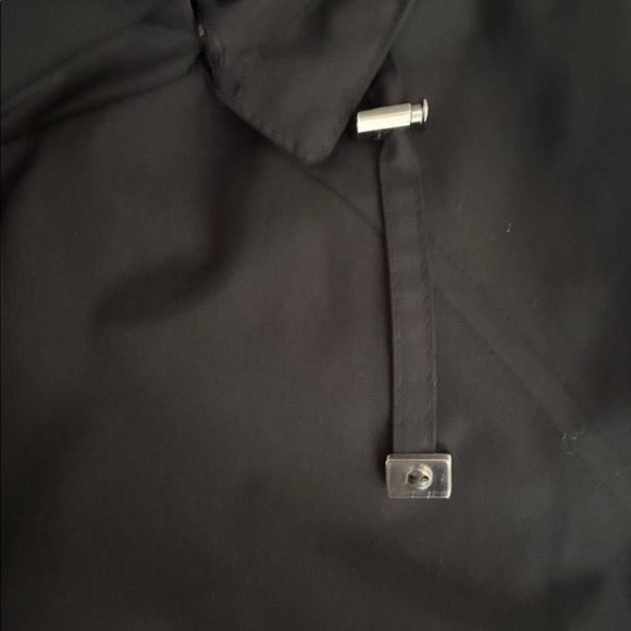 Vintage London Fog Black Coat with removable Plaid lining size 8 - Picture 8 of 8